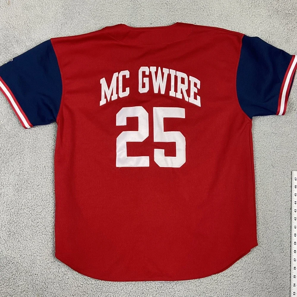 Vintage St Louis Cardinals Mark McGwire‎ Starter Jersey Sewn Size 2XL MLB